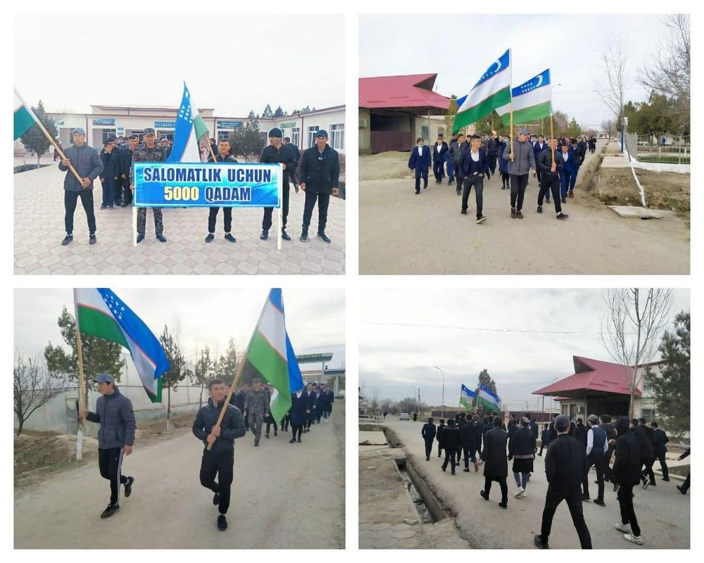 Соғлом ҳаёт сари – 5000 қадам