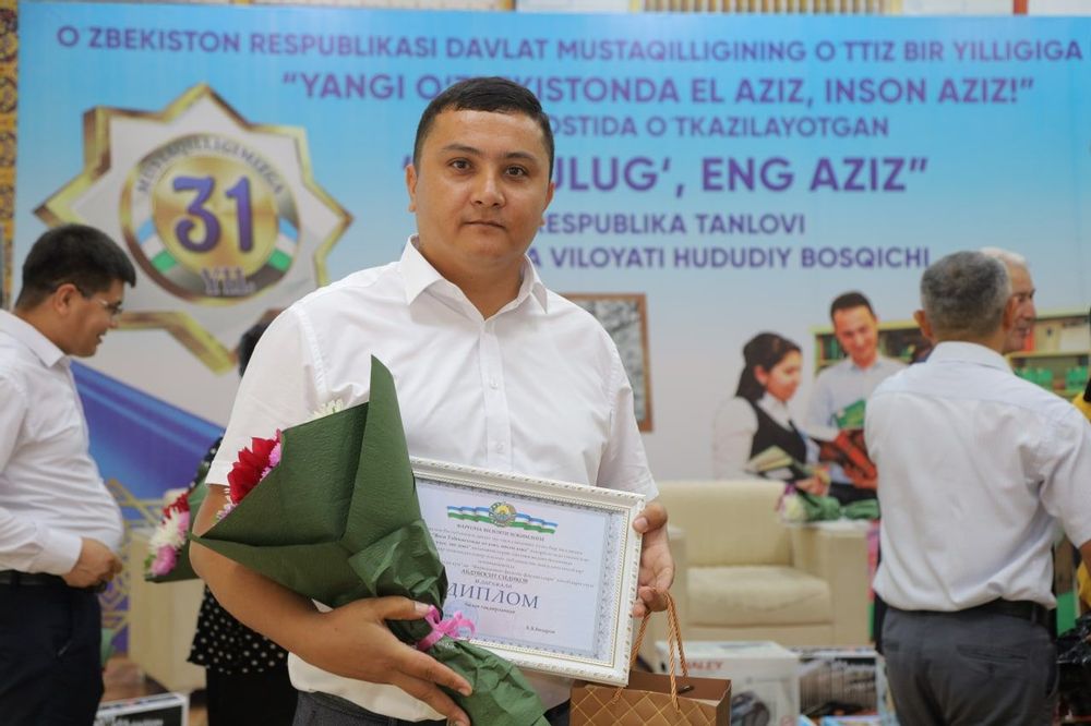 Hamkasbimiz nufuzli tanlov gʻolibi