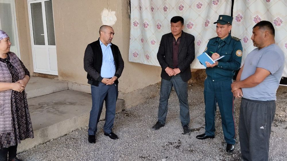 Mehnat muxojirlari xonadonida