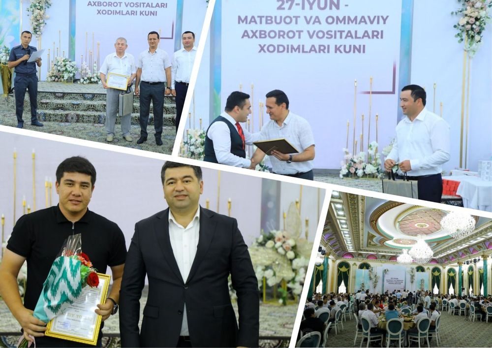 Ommaviy axborot vositalari xodimlari sharaflandi