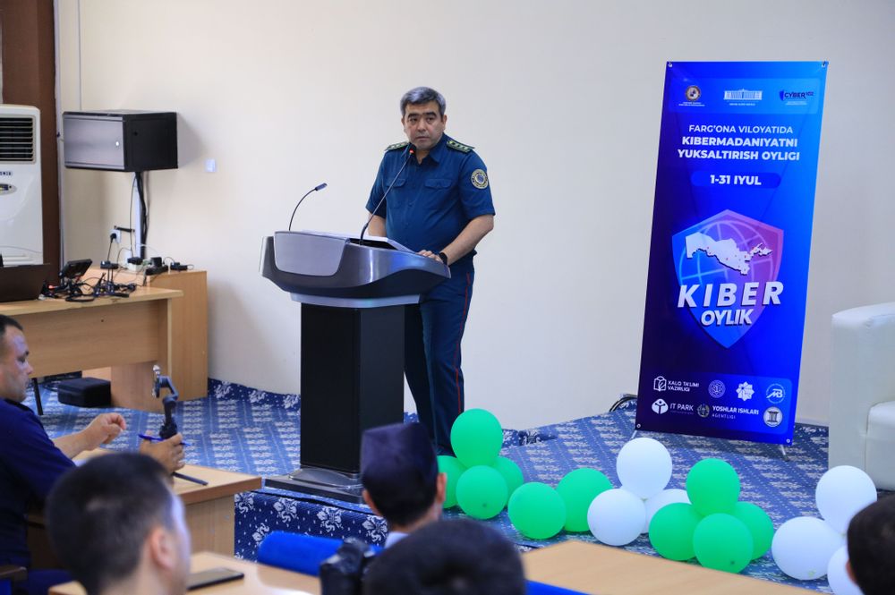 Fargʻonada “kibermadaniyatni yuksaltirish”  oyligi” boshlandi