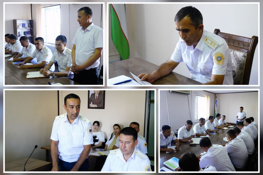 Xizmat boshliqlarining bilimlari oshirildi