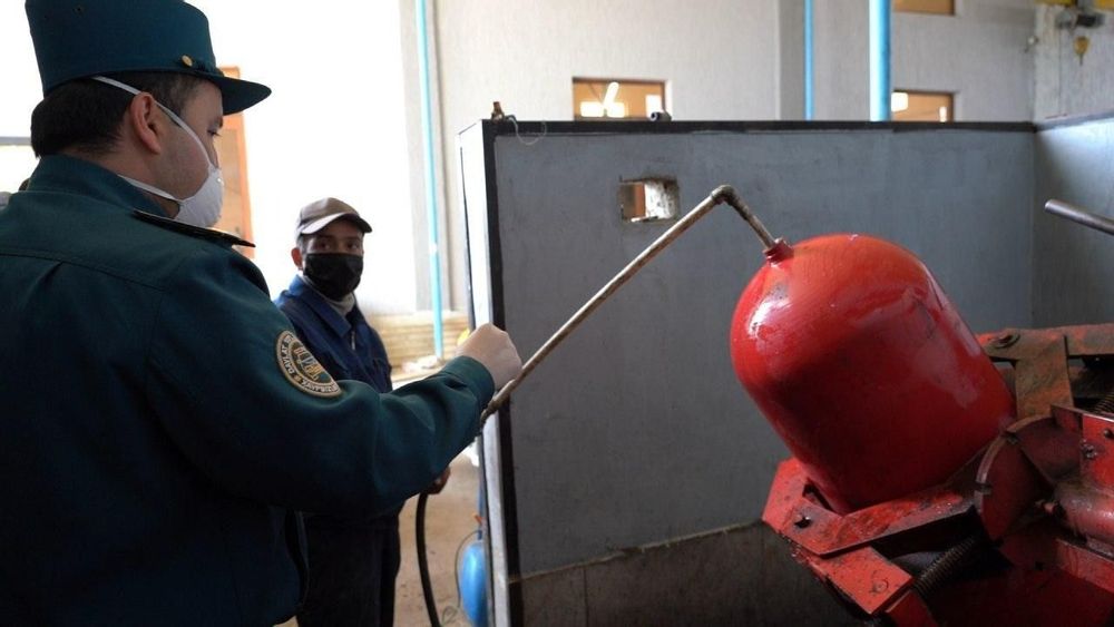 Транспортингиздаги газ баллонини ўз вақтида    текширувдан ўтказдингизми?!